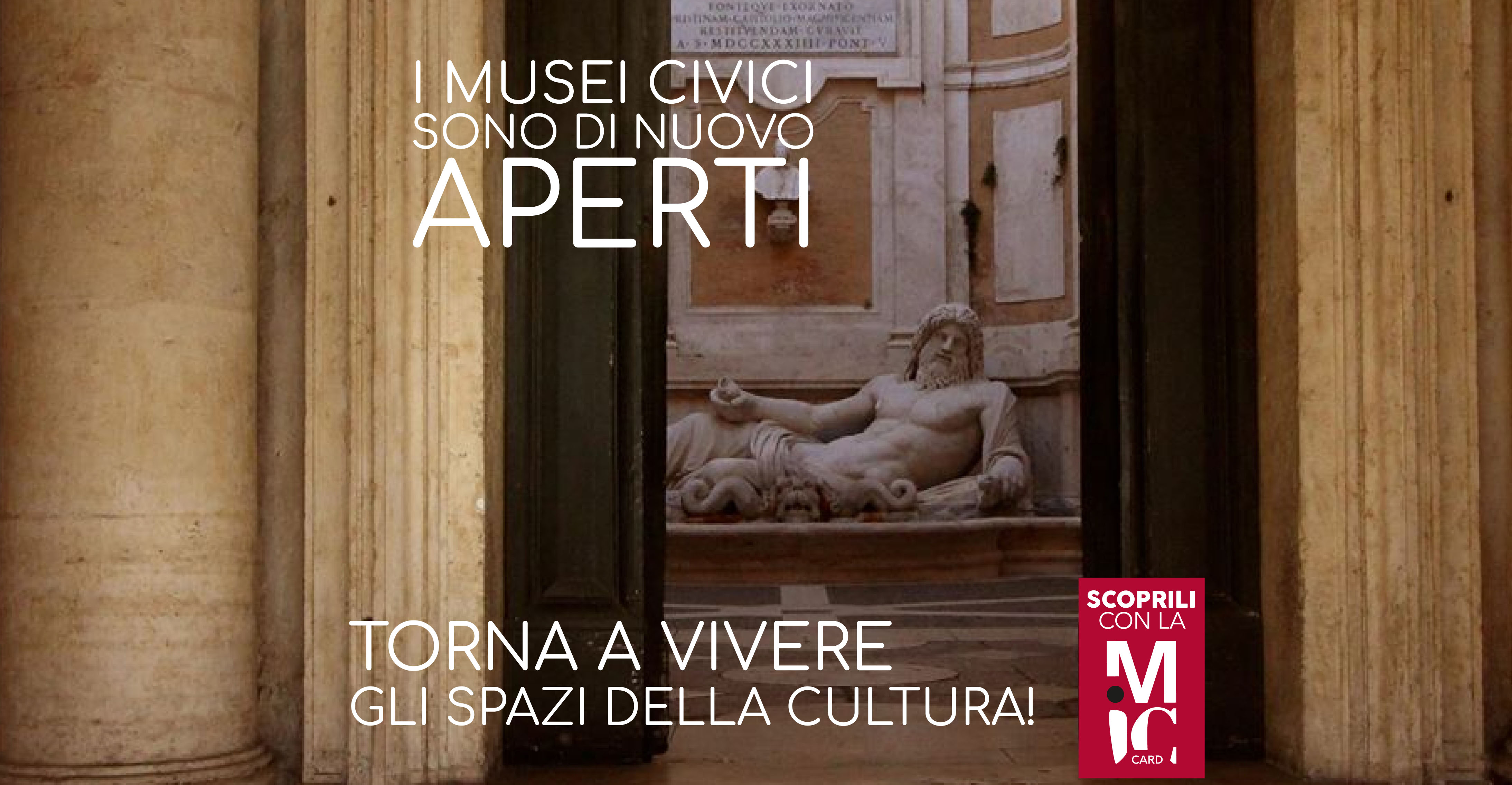 Dal 2 giugno riapertura dei Musei Civici di Roma Capitale Dal 2 giugno riapertura dei Musei Civici di Roma Capitale