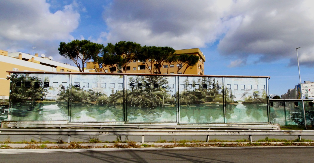 Jerico Cabrera Carandang opera pittorica dal titolo Riflessi 