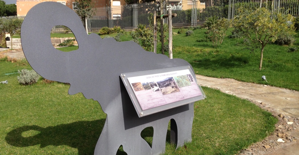 giardino del Museo di Casal de' Pazzi