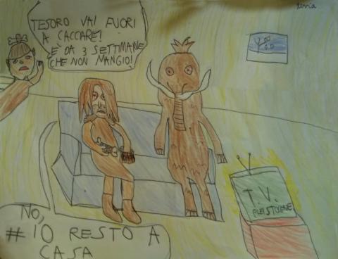 Secondo posto disegno di Livia 9 anni